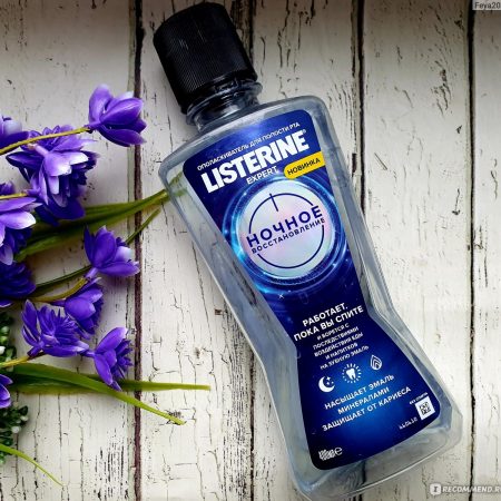 Ողողման հեղուկ Listerine Expert Ночное восстановление 400 մլ